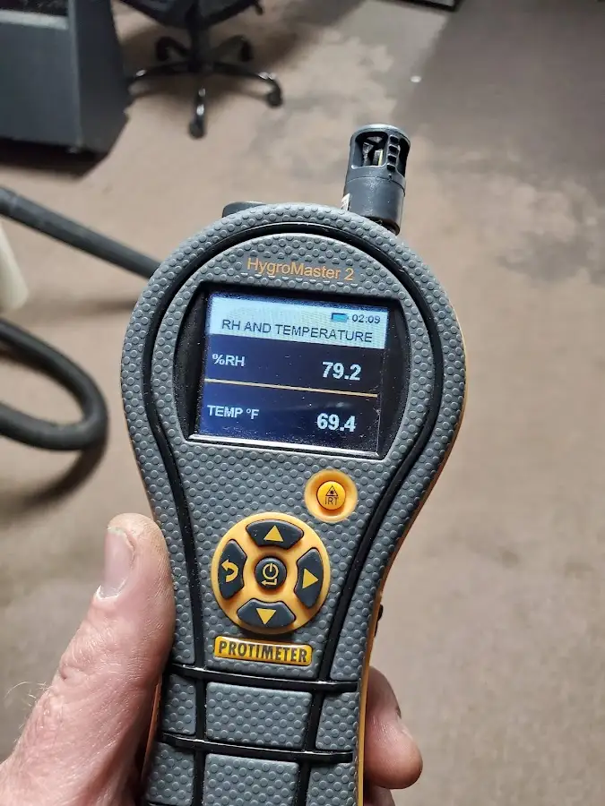 Moisture meter humidity assessment for Fire & Smoke Damage Restoration in Harahan